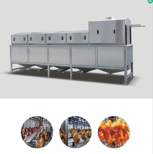 Machines de ligne de friture de Type suspendu continu de poulet/friteuse automatique de nourriture commerciale